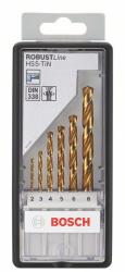 Bosch Robust Line HSS-TiN fémfúró készlet, 6 részes (2607010530)