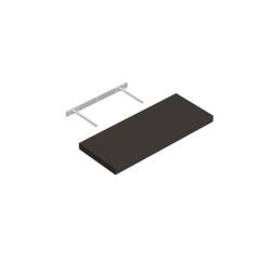 Velano Lebegőpolc  59,5 x 23,5 cm fekete (3451127)