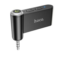 HOCO E58 bluetooth adapter (3.5mm jack csatlakozó, v5.0) FEKETE
