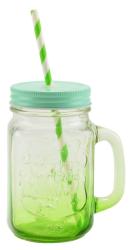 Befőttesüveg bögre, zöld (13102-zöld)