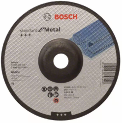 Bosch Nagyolótárcsa, hajlított, Standard for Metal 180 mm x 6,0 mm (2608603183)
