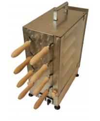 Elektromos kürtöskalács sütő gép, 8+8 fás (REK-8)