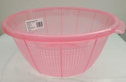 Gyümölcsmosó műanyag szita piros (316)