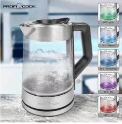 ProfiCook PC-WKS 1190 G vízforraló 1,7L, üveg