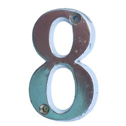 SB  ajtószám nikkelezett 8 (3970158)