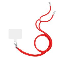 Nyakpánt (univerzális, tokba helyezhető szilikon tartó rész, szövet) PIROS