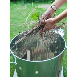 Nature tradicionális lombégető110L, horganyzott fedéllel (6070464)