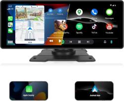 Hordozható Android Auto & CarPlay multimédia kijelző magyar nyelv 350° kamera, 10,26 col (72099)