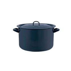 Metalac Classic zománcozott mély lábas fedővel 32 cm, 16 L (355980)
