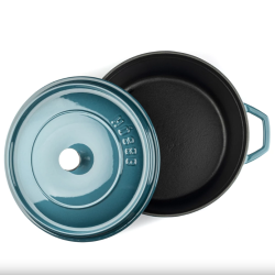 Hósse zománcozott öntöttvas edény 28cm, 4L, kék (HOS-KIEG-024)