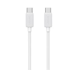 Usams KY adatkábel (Type-C - Type-C, 60W, PD gyorstöltő, 200cm) FEHÉR