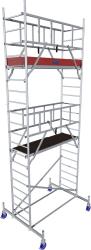 Krause Monto ProTec System alumínium gurulóállvány, 6,30 m (940131)