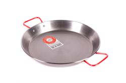 Garcima 32 cm-es polírozott paella serpenyő, szeletsütő