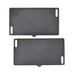 Perfect Home Öntöttvas grill lap 45*25 cm 2 oldalas csőrös (14914)