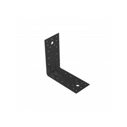 DMX sarokösszekötő lemez erős. 140 x 140 x 65 / 2,5 mm fekete (3254143)