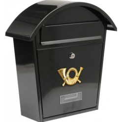 Vorel postaláda 380x320x105, fekete (TOY-78585)