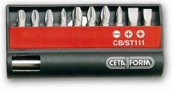Ceta Form Bit készlet  11 részes 1/4