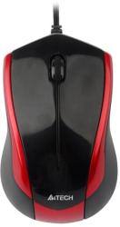 A4 Tech Optikai egér (N-400 piros-fekete)