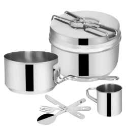 Orion kemping készlet 7db-os, inox (16717)