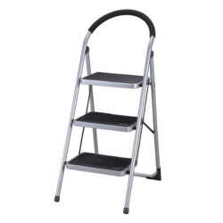 Háztartási létra 3 fokos erősített (acél) (8922176)