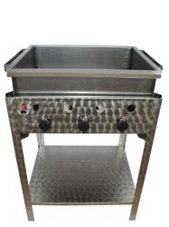 BGS-3.1L háromégős álló lángossütő készülék, földgáz üzemű