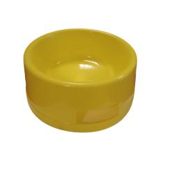 Nagy kutyatál gumi lábakkal (230 sárga)