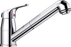 Blanco Daras kihúzható zuhanyfejes csaptelep, króm (517731)