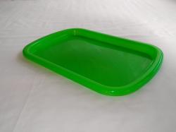 Csúszásgátlós zöld műanyagtálca  32,5 x 48 cm (428)