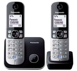 Panasonic KX-TG6812PDB telefon készülék (vezeték nélküli, 1 bázis, 2 kézibeszélő, DECT) EZÜSTKX-TG68