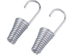 Extol Premium kampó, 2db; 12mm-es gumikötélhez, 4 mm horganyzott acélból  (8861124)