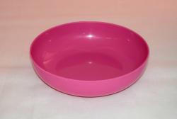 Camping műanyag tál közepes pink (85)