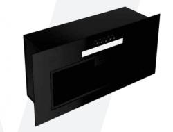 MPM Páraelszívó 60 cm szekrénybe építhető fekete (MPM-60-OWS-02)