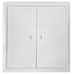 Szervizajtó 400x400 műanyag fehér (3364683)