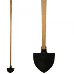 Silver győri kovácsolt hegyes kapa, nyelezett (11741)