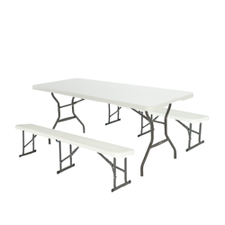 Lifetime szett (asztal + 2 sörpad) összecsukható 183 cm (3121570)