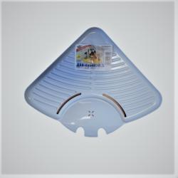 Gumitalpas sarokpolc kádhoz műanyag kék (357)