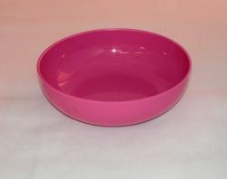 Camping műanyag tál kicsi pink (84)