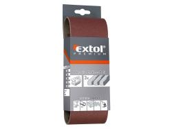 Extol Premium csiszolószalag 3 db, 75×457 mm, P60 (8803506)