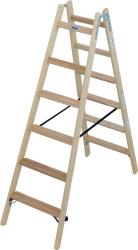 Krause Stabilo lépcső-/létrafokos két oldalon járható fa létra 2x6 (818331)