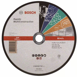 Bosch Darabolótárcsa, egyenes, Rapido Multi Construction 230 mm x 1.9 mm x 22.23 mm (2608602767)