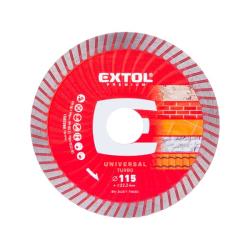 Extol Premium gyémántvágó TURBO gránit/kerámia 115×22,2×2,0mm (8803051)