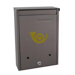 Postaláda utcai festett záras Barna CS (3490104)