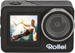Rollei 11S Plus Akciókamera, 4K/60fps 10Mp F2.8 170° wifi képstabi érintő képernyő 2 kijelző vízálló