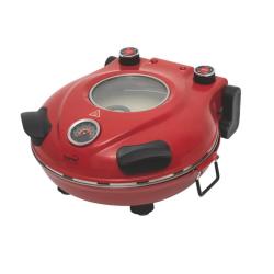 Home elektromos pizzasütő 1200W, piros (HGPZ30)