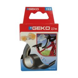 GEKO Ragasztószalag szövetes téphető 19 mm x 2,7 m fekete (8912782)