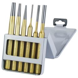 Extol Premium lyukasztó és kiütő készlet 6db, 150 mm (8801823)