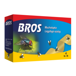 Bros Légyfogó szalag 4 db/csomag (B112)
