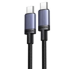 Ugreen L532 adatkábel (Type-C - Type-C, 240W, PD gyorstöltő 3.1, 50cm) SÖTÉTSZÜRKE