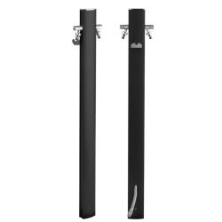 Aquajet TOTEM 407 kerti kút ,matt fekete, 2 db csappal (00407N)