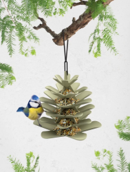 JESSE madáretető magokhoz, toboz alakú (Z100)